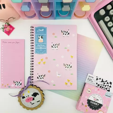 Cadernico Espiral - Smell the Flowers (vaquinha)