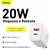 Carregador Fonte Turbo Baseus 2 Portas (usb + Tipo-c) 20w na internet