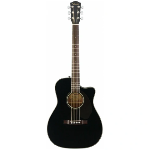 Fender CD-60SCE Dreadnought Black Guitarra Electroacústica