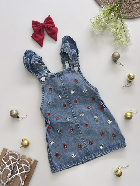 Salopete Florzinha Vermelha - comprar online