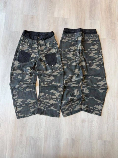 BAGGY DOBLE CINTURA CAMUFLADO - comprar online