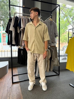 CAMISA CREPE VERDE #940