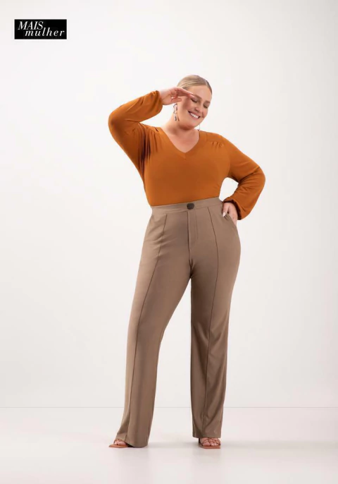 BLUSA MALHA VISCOSE C/ELASTANO