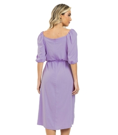 Vestido Midi Viscose Slub Prime Endless na internet