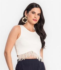 Top Feminino Perolas Endless - LOJA DAS FABRICAS