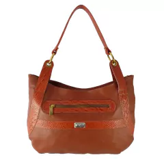 Bolsa Saco Direto de Fábrica TopGrife Atacado Meia Lua Couro Cor:Vermelho;Taman na internet