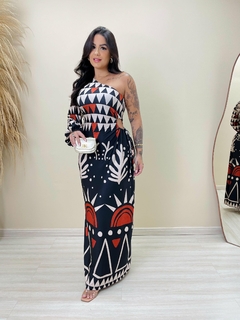 Vestido Débora Pintura Rupestre (3120) - loja online