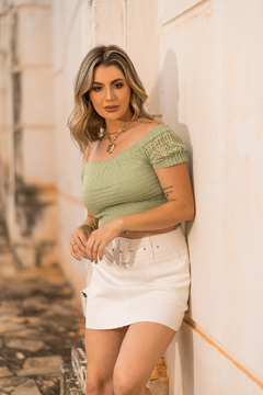Cropped Feminino Modal Blusa Feminina Tricot Cropped (PENNY) - comprar online