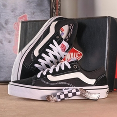 Vans classic low negro onda intercambiable