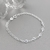 Pulseira Infantil cinco Pedras de Zircônia Prata 925