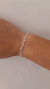 Pulseira Elos Corações Prata 925 - comprar online