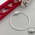 Pulseira Inspiração Pandora Tambor Cravejado Prata 925
