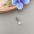 Piercing de Umbigo Coração Cravejado Prata 925