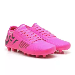 Chuteira Campo Botinha Rosa - comprar online