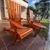 Juego de 2 Sillones Adirondack + Mesa PLegable - comprar online
