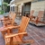 Juego de 2 Sillones Adirondack + Mesa PLegable - El tilo de Orion