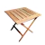 Mesa Plegable Eucalipto 75x75