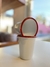 Set x 2 Vasos Borde rojo