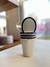 Set x 4 Vasos Borde Azul - comprar online