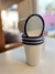 Set x 4 Vasos Borde Azul