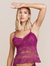Blusa De Alças Finas Em Renda