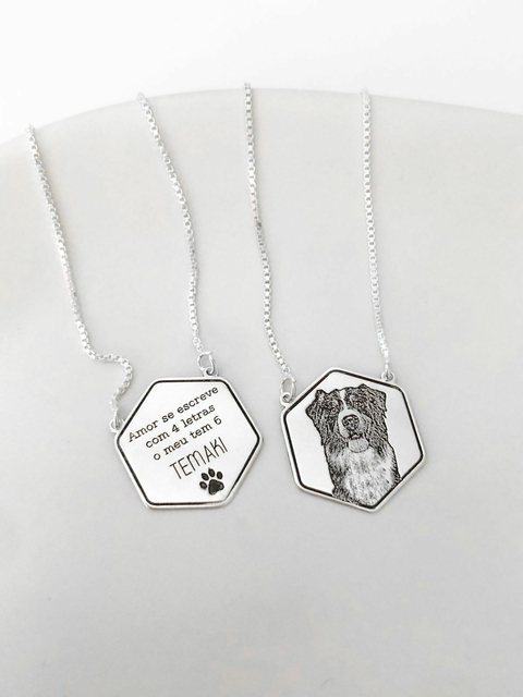 Escapulário Hexagonal – Foto - comprar online