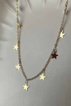Chocker estrelas banhada à ouro - comprar online