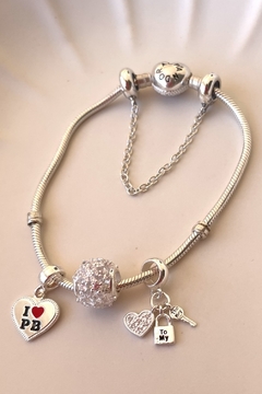 pulseira de berloque Pandora em prata 925 - comprar online