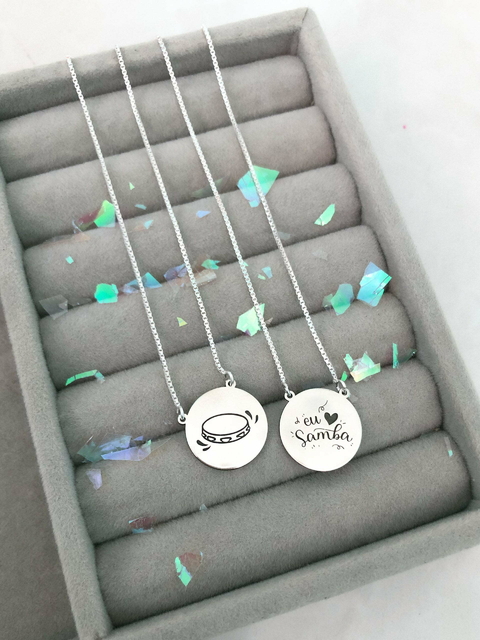 Escapulário "Eu amo Samba" - comprar online