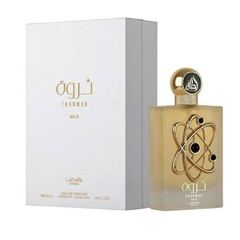 Tharwah Gold Lattafa - Perfume Feminino - Eau de Parfum 100ml