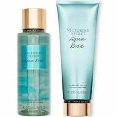 Kit Victoria`s Secret Aqua Kiss (Hidratante 236ml + Body splash 250ml)