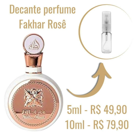 Decante - Fakhar Rosê Lattafa - Perfume Feminino