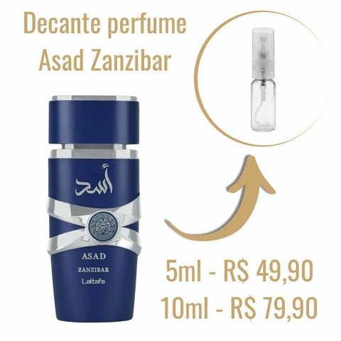 Decante - Asad Zanzibar Lattafa - Perfume Masculino