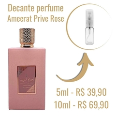 Decante - Ameerat Al Arab Prive Rose de Asdaaf Lattafa - Perfume Feminino