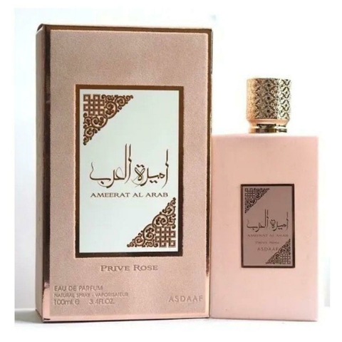Ameerat Al Arab Prive Rose de Asdaaf Lattafa - Perfume Feminino - Eau de Parfum 100ml