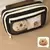 Capivara Cartoon Papelaria Holder Bag com broches, saco de lápis de grande capa
