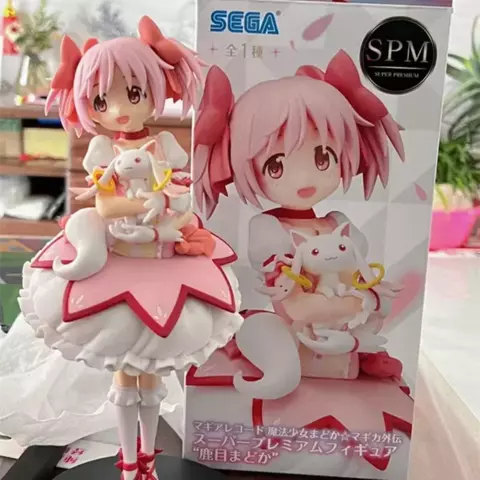 Tamaki Iroha Anime Action Figure, Original Genuine Sega Kaname Madoka Modelo de