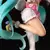 Figura de Anime Hatsune Miku, Boneca Modelo PVC Kawaii, Action Figures, Orelhas - Gato24