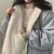 Casaco Kawaii de dupla face com capuz feminino, Parkas grossas quentes, casaco f - Gato24
