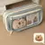 Capivara Cartoon Papelaria Holder Bag com broches, saco de lápis de grande capa na internet