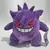 Pokémon Gengar pelúcia brinquedo para crianças, original, bonito, desenhos an