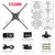 Imagem do 3D ventilador holograma projetor, display wi-fi, publicidade logotipo luz, LED s