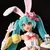 Figura de Anime Hatsune Miku, Boneca Modelo PVC Kawaii, Action Figures, Orelhas - Gato24