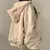 Imagem do Casaco Kawaii de dupla face com capuz feminino, Parkas grossas quentes, casaco f