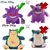 Imagem do Pokémon Gengar pelúcia brinquedo para crianças, original, bonito, desenhos an