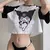 Camisa engraçada dos desenhos animados T para mulheres, Kuromi Kawaii, Top reco - comprar online