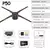 3D ventilador holograma projetor, display wi-fi, publicidade logotipo luz, LED s