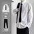 Uniforme escolar japonês para homens e mulheres, terno Zhongshan, jaqueta unive - Gato24