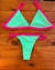 BIKINI CAPRI-MENTA Y CORAL
