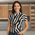 Blusa Luma Estampada – Xadrez Quadriculada Gola Média - loja online